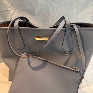 Michael Kors light blue Tote Bag